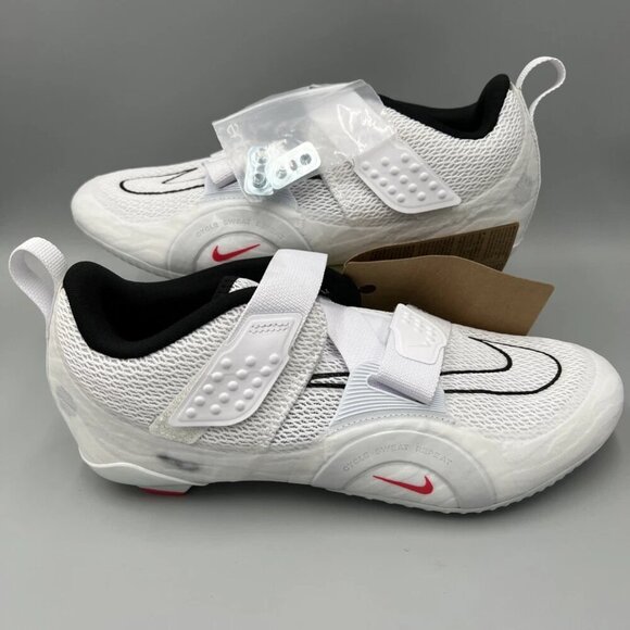 Nike Other - NWT - Nike Men's 8.5 SuperRep Cycle 2 Shoes White Red Swoop